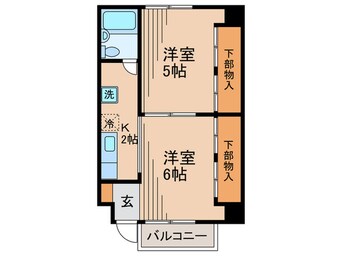 間取図 ハイツオカダ