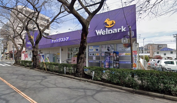 ウェルパ－ク国立矢川店(ドラッグストア)まで377m 宝林ハイツ