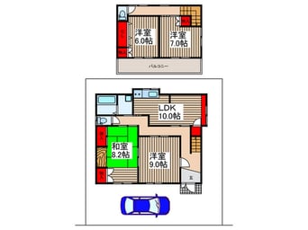 間取図 桜ヶ丘高台戸建