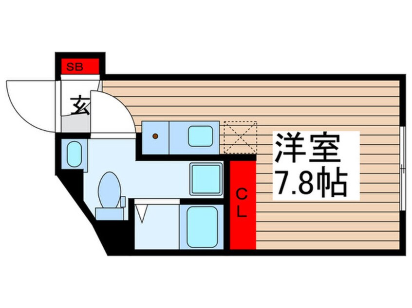 間取図 レピュア北千住レジデンスⅡ