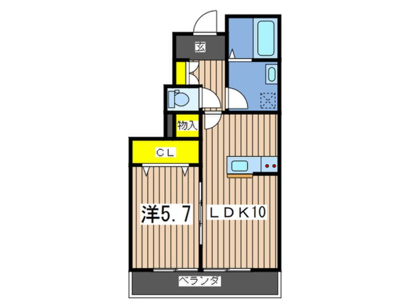 間取図 アムールＫ