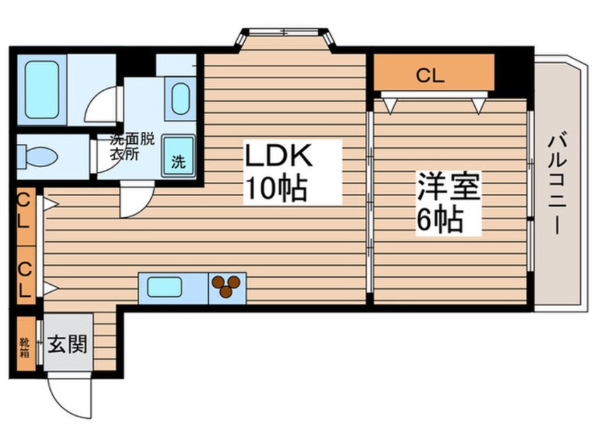 間取図 メゾンドラフィネ宮下
