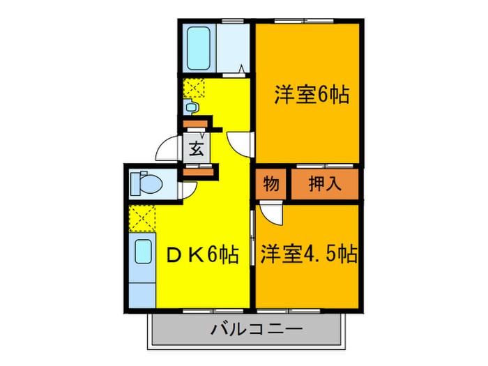 間取り図 光喜ハイツＢ棟