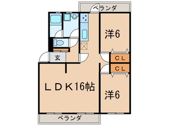 間取図 テレパレス文京千石　2号棟