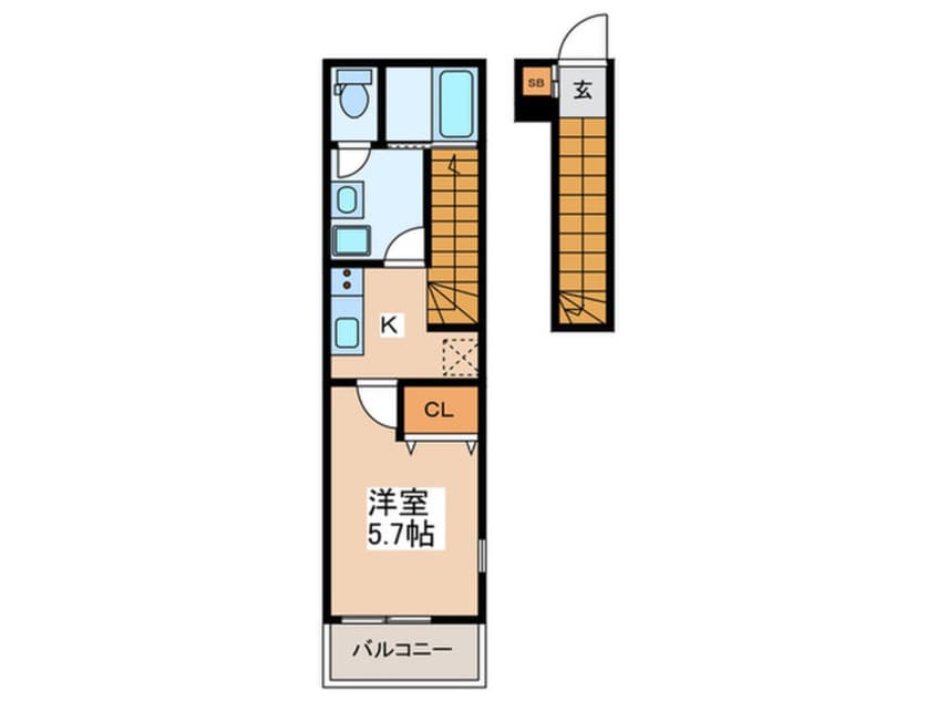 間取図 リブリ・四つ木シュトラーセ