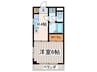 Ｌｅ　Ｃｌａｉｒ 1Kの間取り