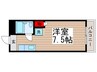 白旗ハイツ 1Rの間取り