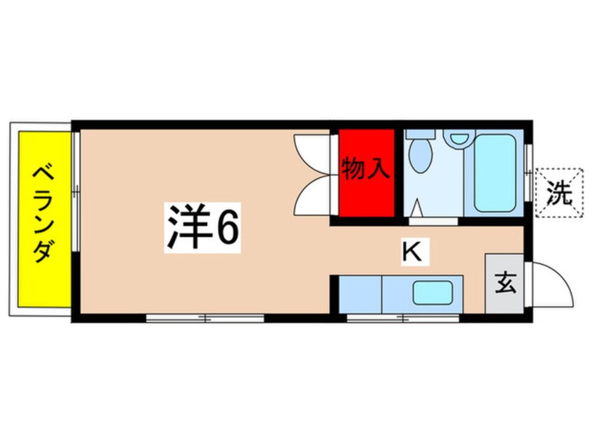 間取図 ハイツたつき