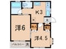 コ－ポＳ 2Kの間取り