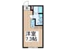 Light house 蕨中央 1Rの間取り