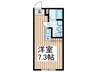 Light house 蕨中央 1Rの間取り