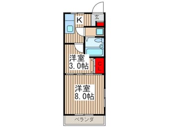 間取図 龍ハイツ
