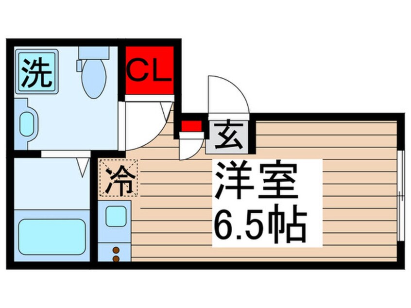 間取図 カーサムジカ北千住