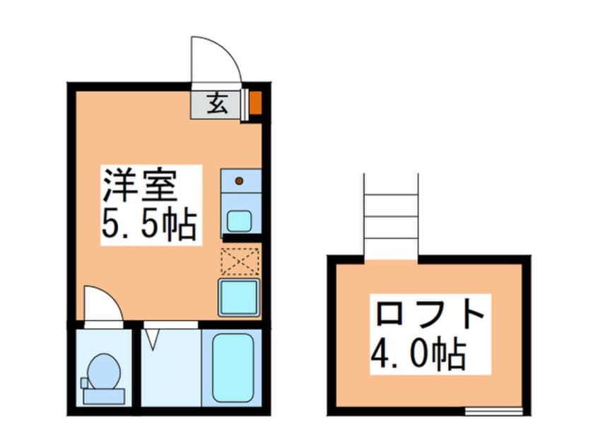 間取図 スエルテ小竹