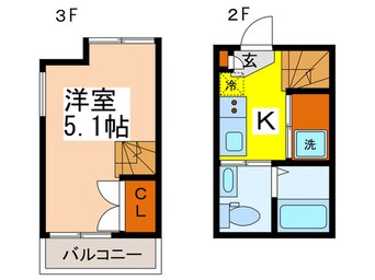 間取図 スエルテ小竹