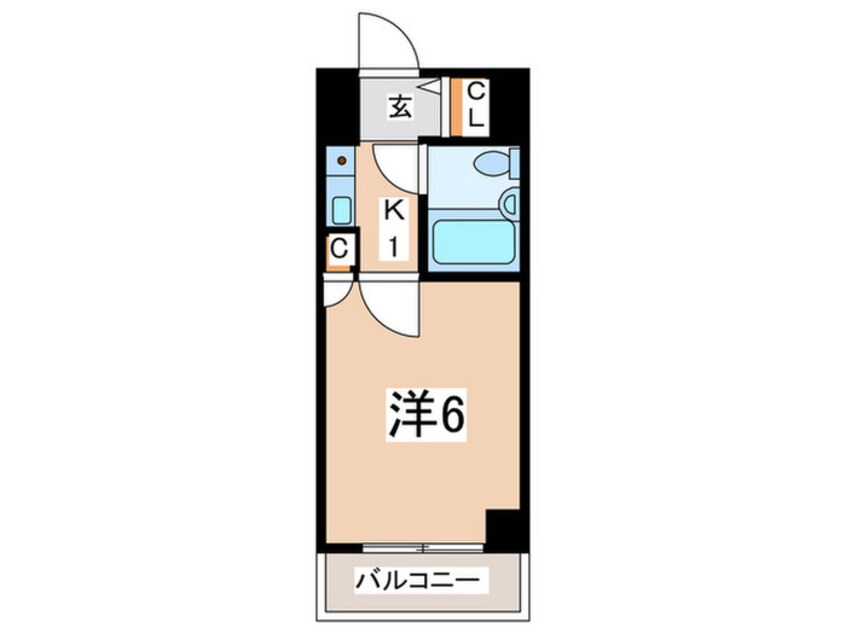 間取図 ﾎｰﾕｳｺﾝﾌｫﾙﾄ相模原Ⅱ(408)