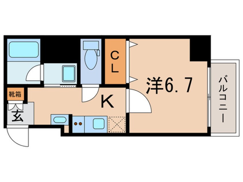 間取図 ﾊｰﾓﾆｰﾚｼﾞﾃﾞﾝｽ池袋ｳｴｽﾄｹﾞｰﾄ