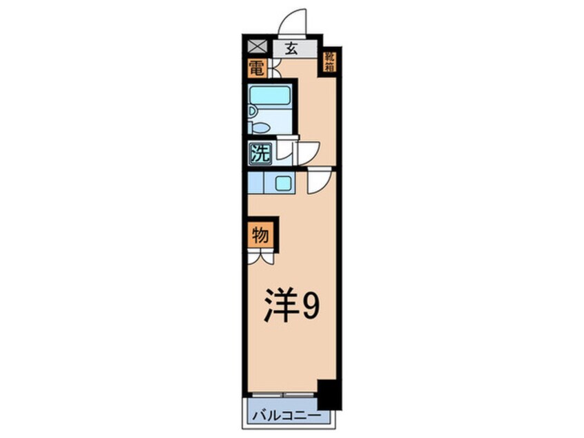 間取図 ﾗｲｵﾝｽﾞｽﾃｰｼｮﾝﾌﾟﾗｻﾞ大塚(507)