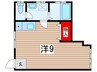 ハイツ酒井 1Rの間取り