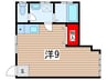 ハイツ酒井 1Rの間取り