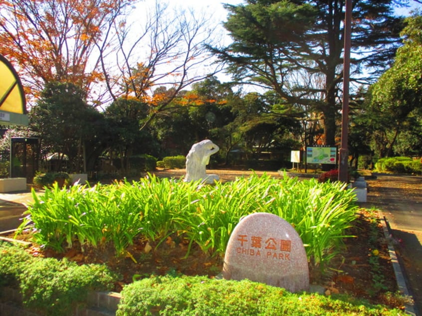 千葉公園(公園)まで346m グランディール千葉