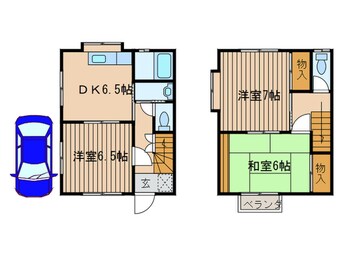 間取図 布施テラスハウス