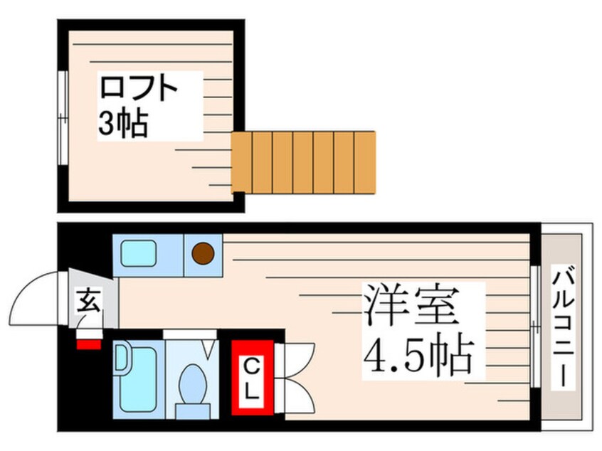 間取図 クレール９