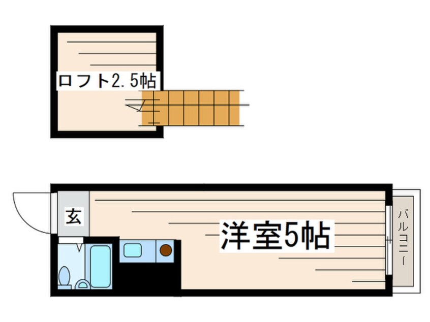 間取図 クレール９