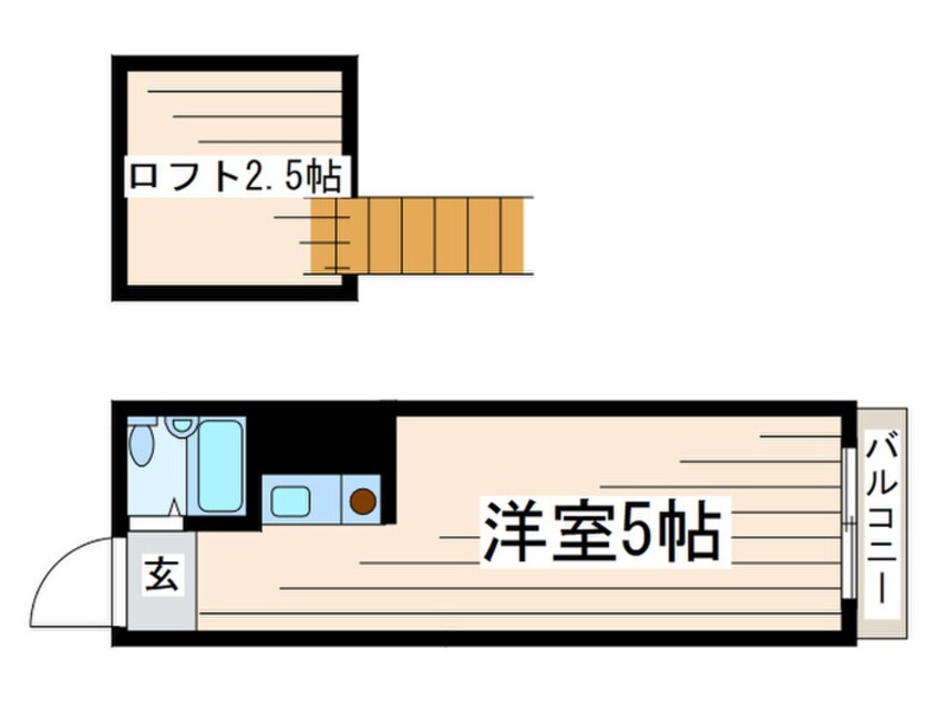 間取図 クレール９