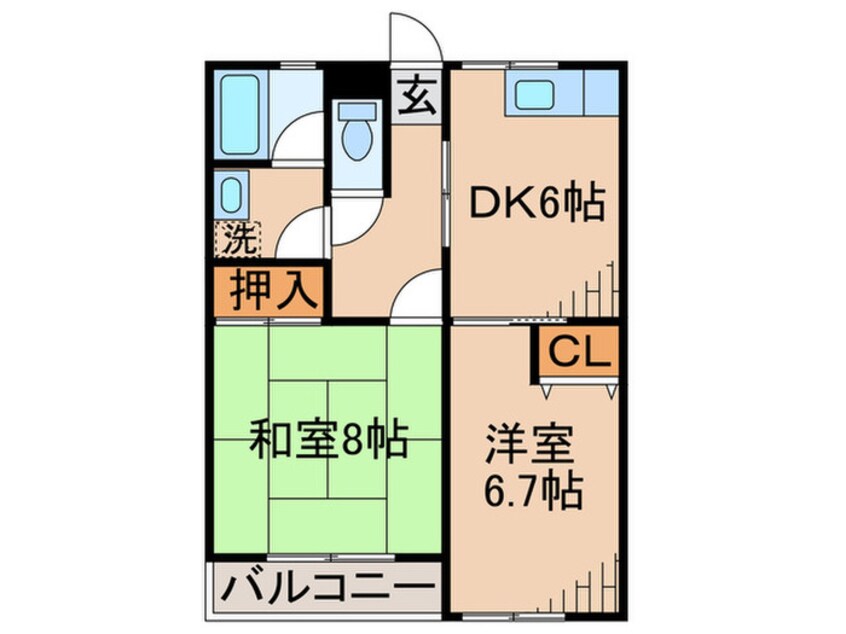 間取図 コーポナディア