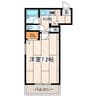 アートヒルズ横浜Ｂ棟 1Kの間取り