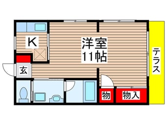 間取図 タカラフラットⅡ