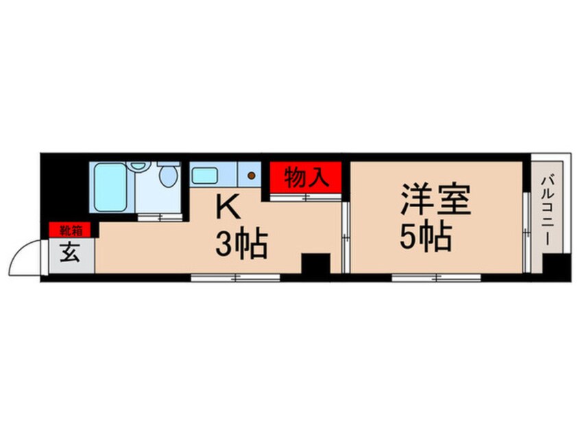 間取図 弁天堂ビル