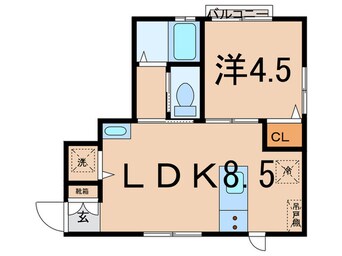 間取図 シャルムコ－ト