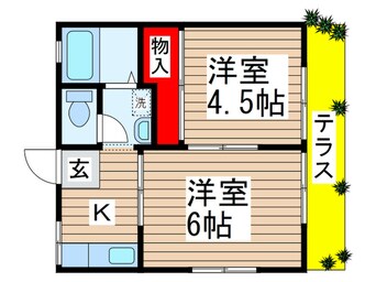 間取図 グリ－ンハイツ