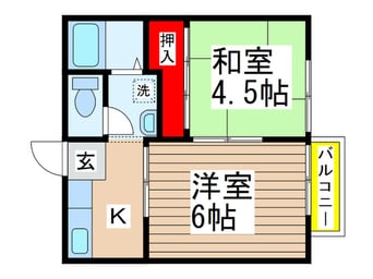 間取図 グリ－ンハイツ
