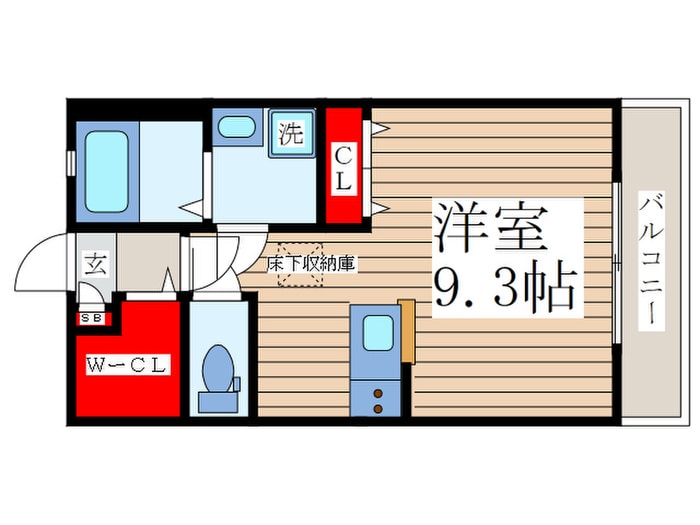 間取り図 Ｗｏｏｄｙ　Ｌｉｖｉｎ