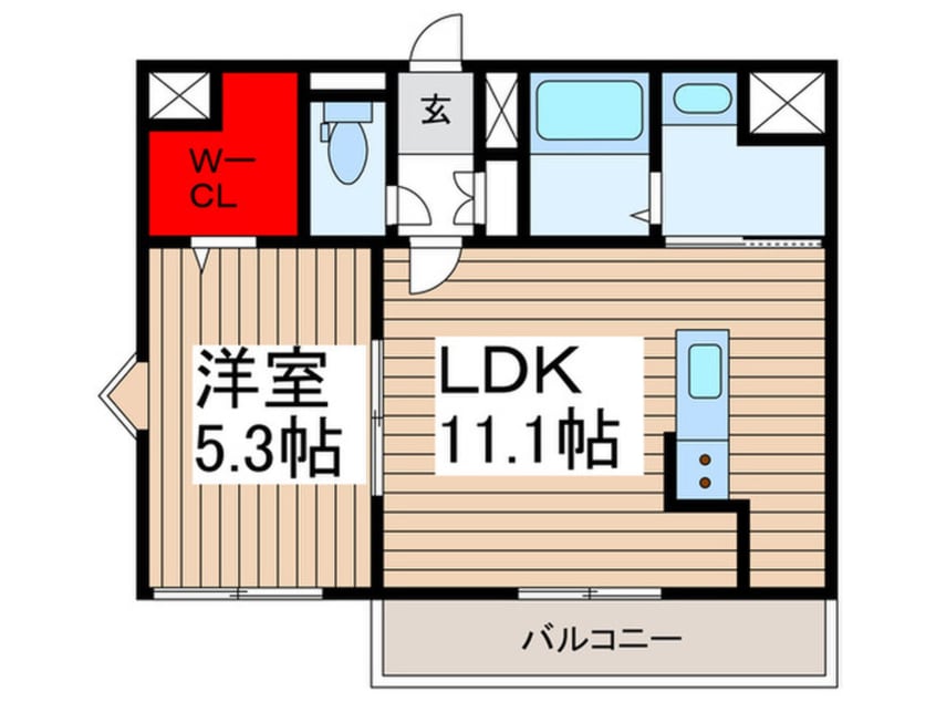 間取図 リーブルファイン松江