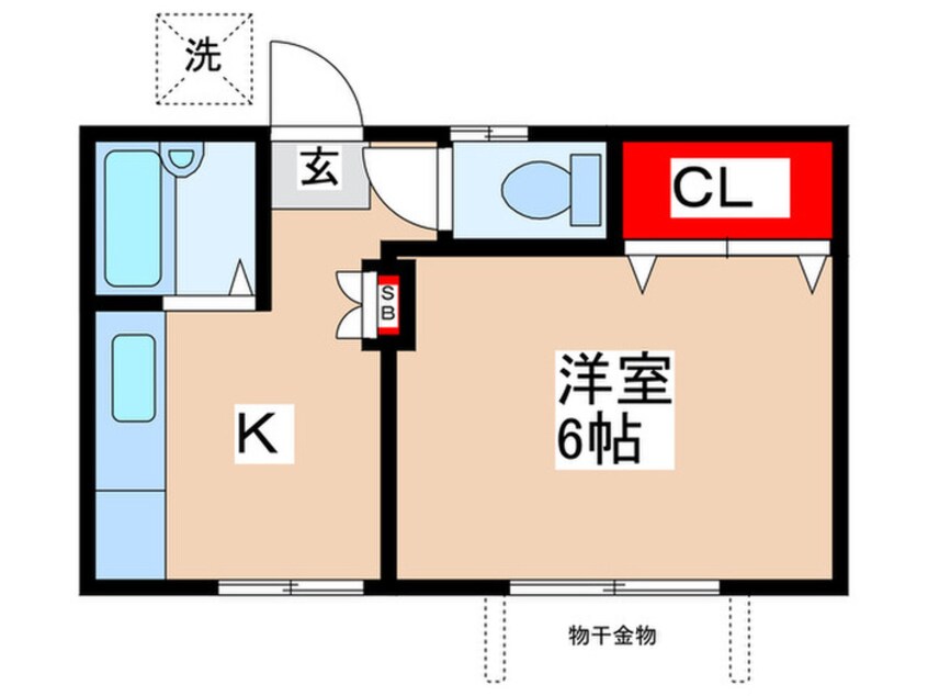 間取図 ハイツパインＡ