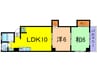 ハイツサンエイ 2LDKの間取り