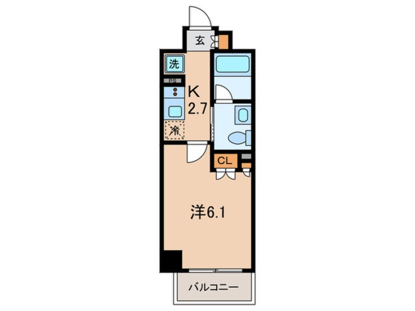 間取図 プラウドフラット神楽坂