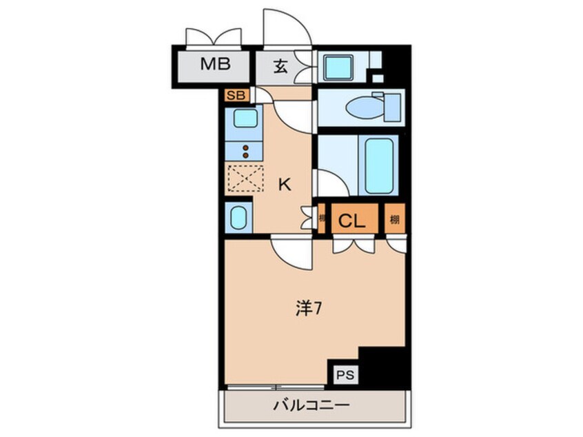 間取図 ルーブル板橋区役所前（1101）