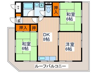 間取図 西国分寺山本ビルディング