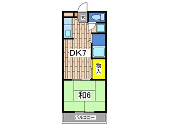 間取図 ヴィラニシヤマ