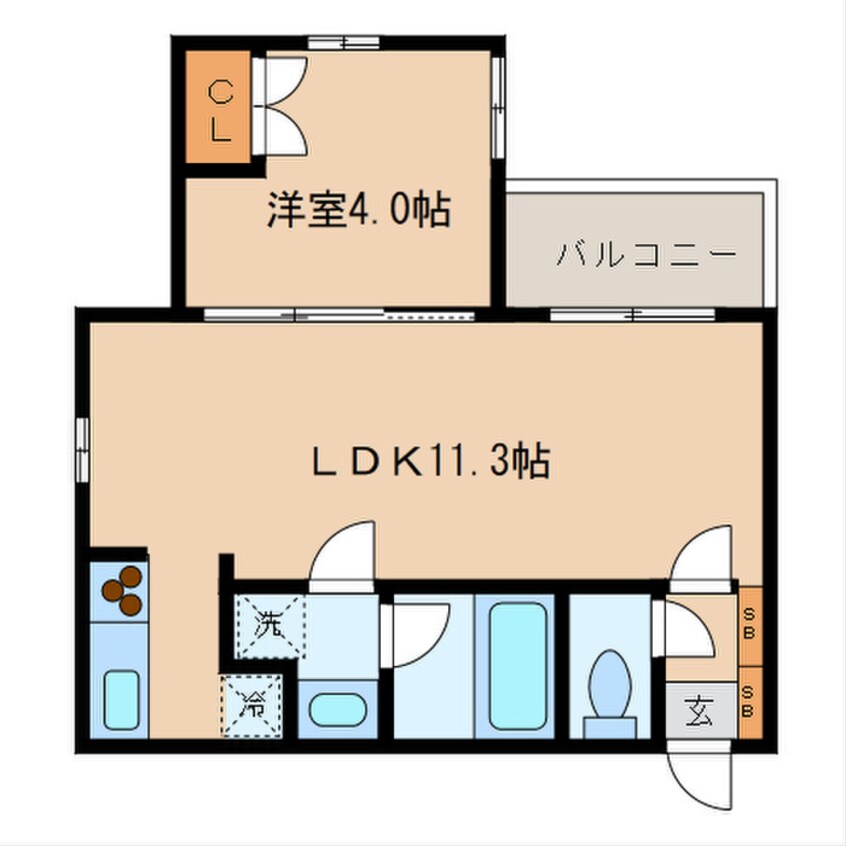間取図 ビバリーホームズ吉祥寺