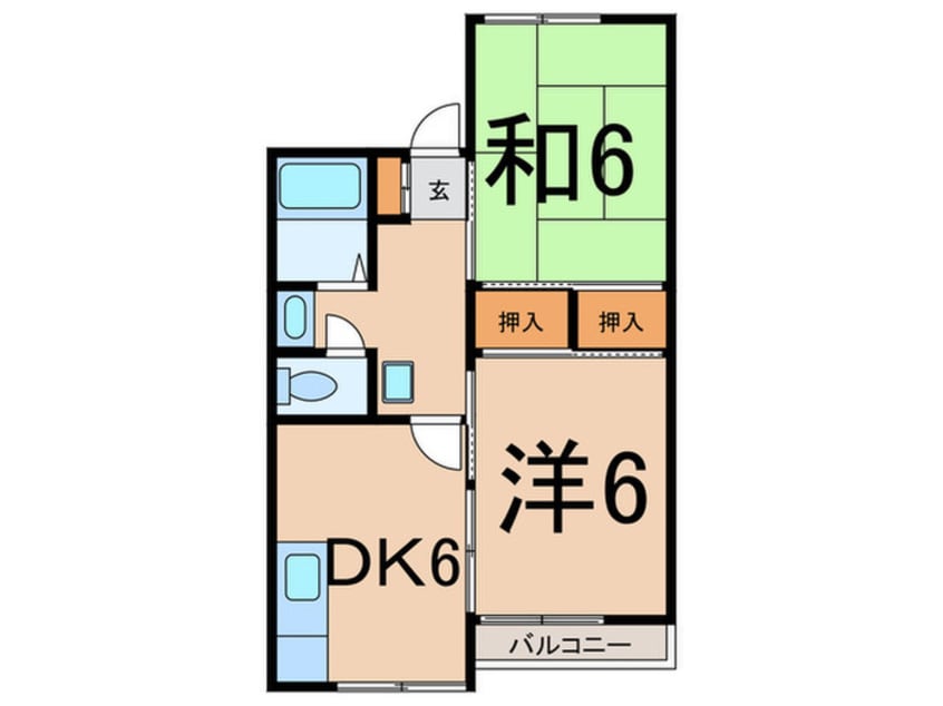 間取図 ロイヤル天水