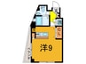 ぽけっと 1Rの間取り