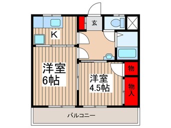 間取図 グリ－ンライズＭ