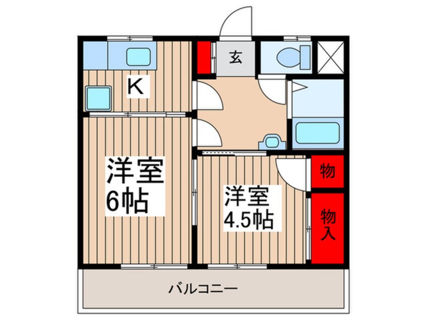 間取図 グリ－ンライズＭ