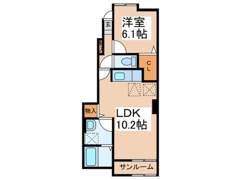 間取図 エスペランサⅥ